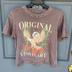 O'Neill Brown Tee Original Visionary Eagle Size Large